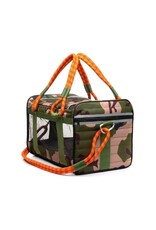 Roverlund ROVERLUND Out of Office Pet Carrier Camo and Orange L
