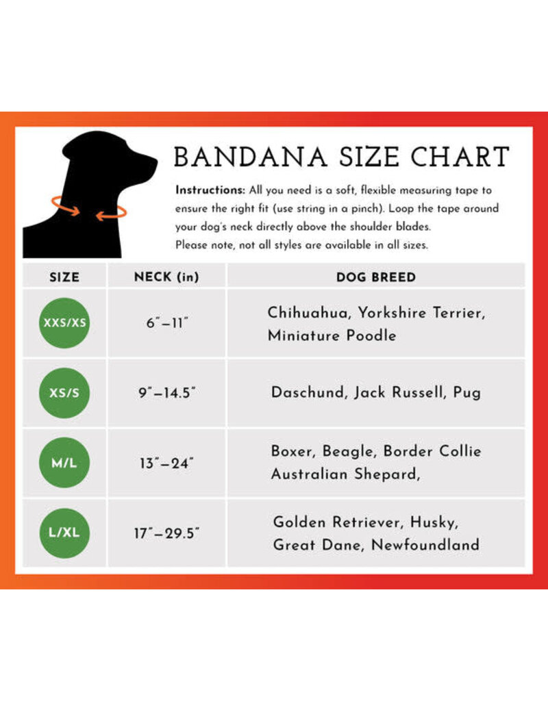 SPOT THE DOG Reflective Reversible Bandana