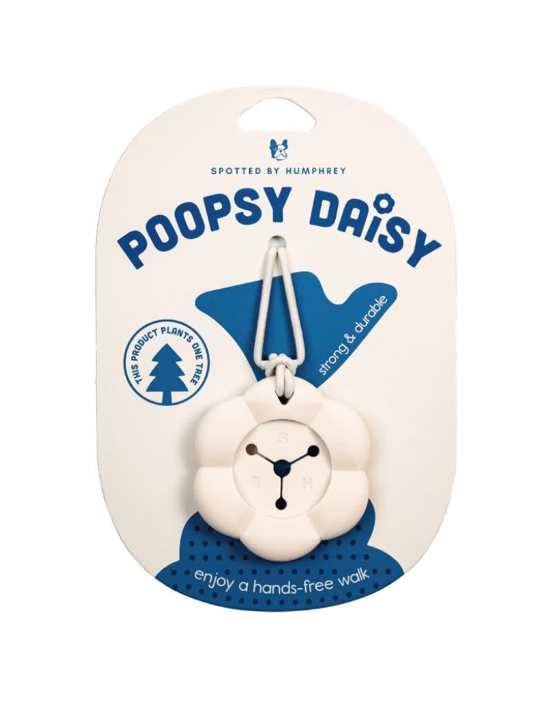 SPOTTED BY HUMPHREY Poopsy Daisy Dog Poop Bag Holder Cream