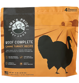 Oma's Pride OMA'S PRIDE Frozen Dog Food Woof Complete Turkey