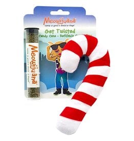 Meowijuana MEOWIJUANA Refillable Cat Toy Get Twisted Candy Cane