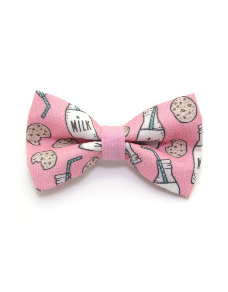 Made by Cleo MADE BY CLEO Cat Bow Tie  Cookies and Milk Pink