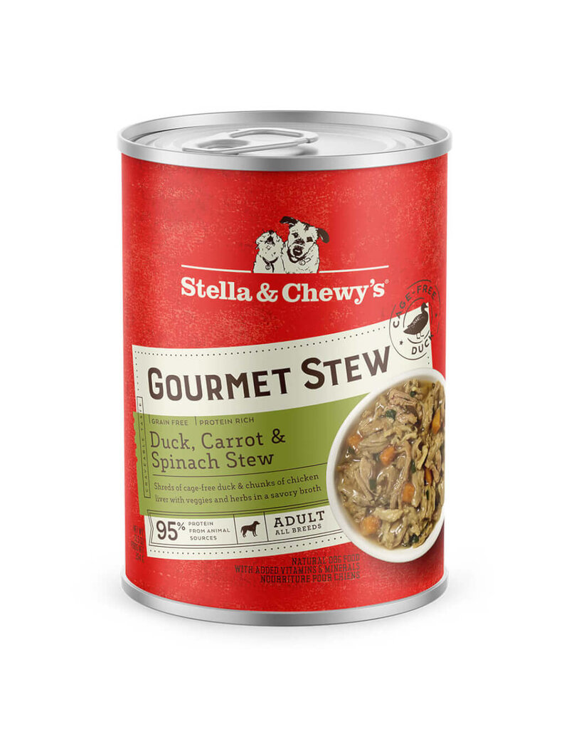 Stella & Chewys STELLA & CHEWY'S Dog Gourmet Stew Duck Carrot and Spinach Case of 12/12.5OZ