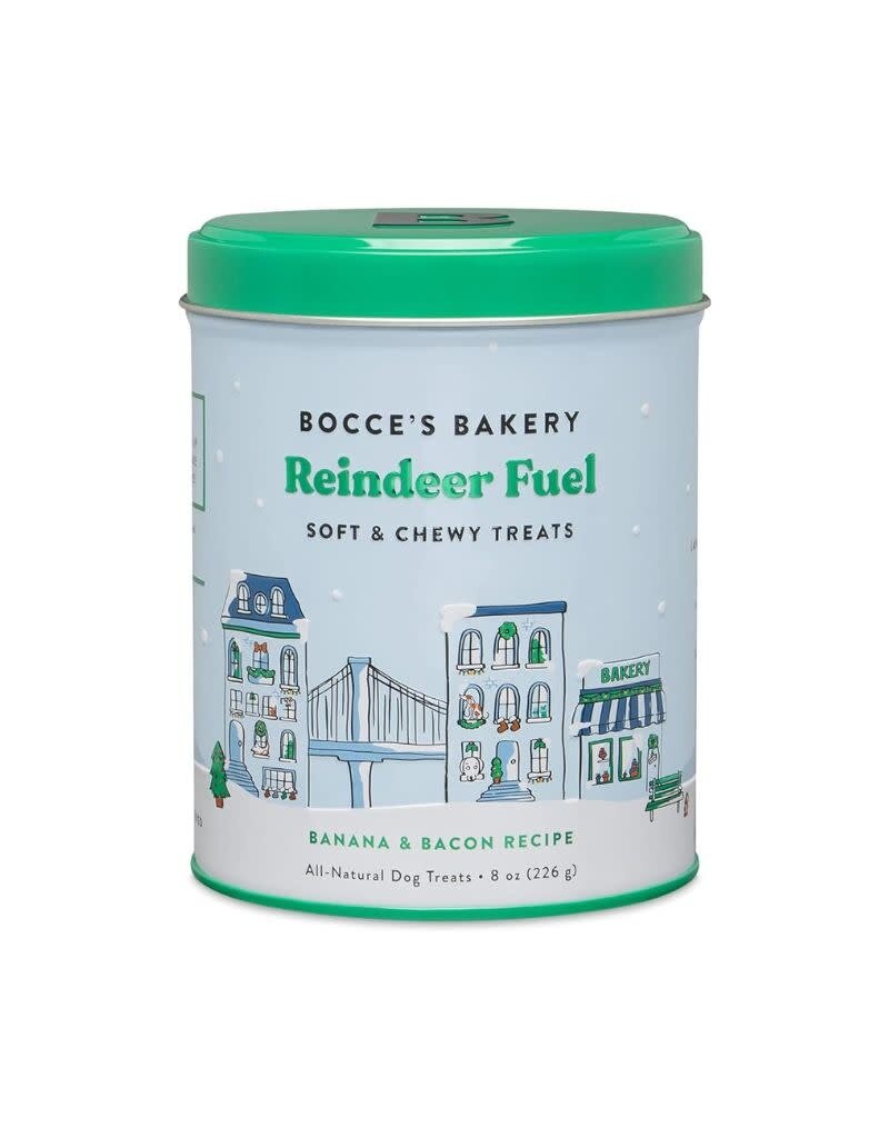 Bocces Bakery BOCCE'S Soft & Chewy Dog Treat Reindeer Fuel Tin 8oz