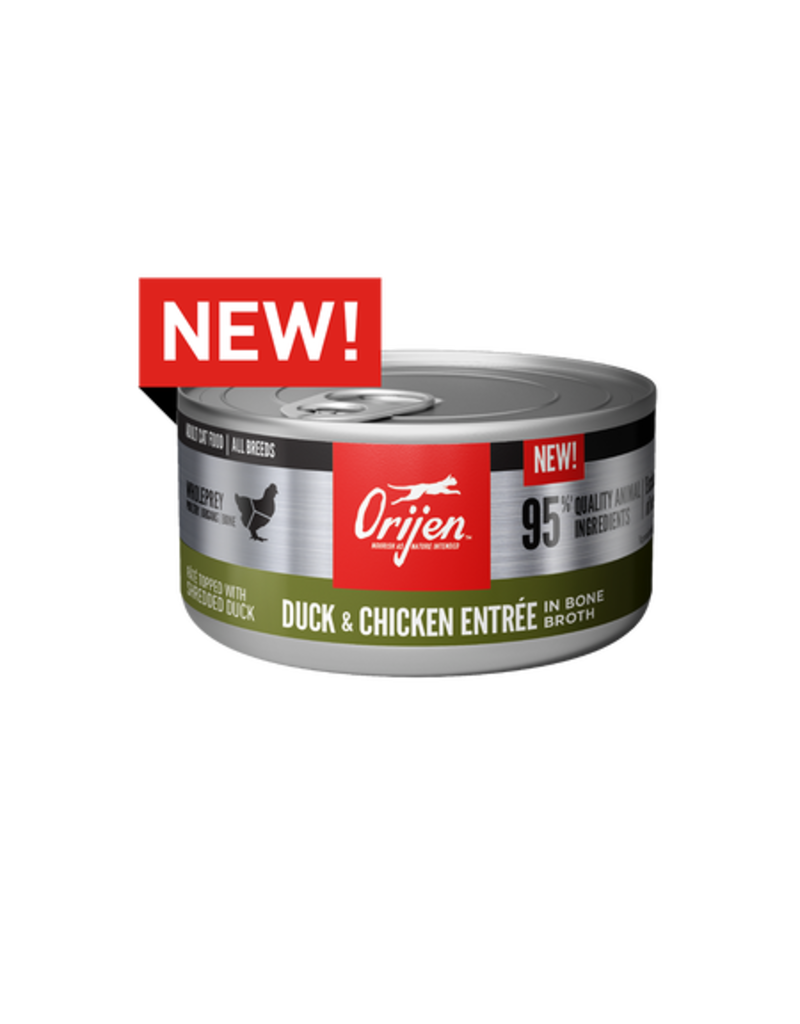 ORIJEN ORIJEN Duck and Chicken Entree Canned Wet Cat Food 5.5oz
