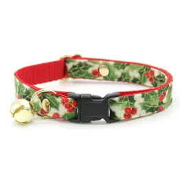 Made by Cleo MADE BY CLEO Cat Collar 8-13" Holiday Holly