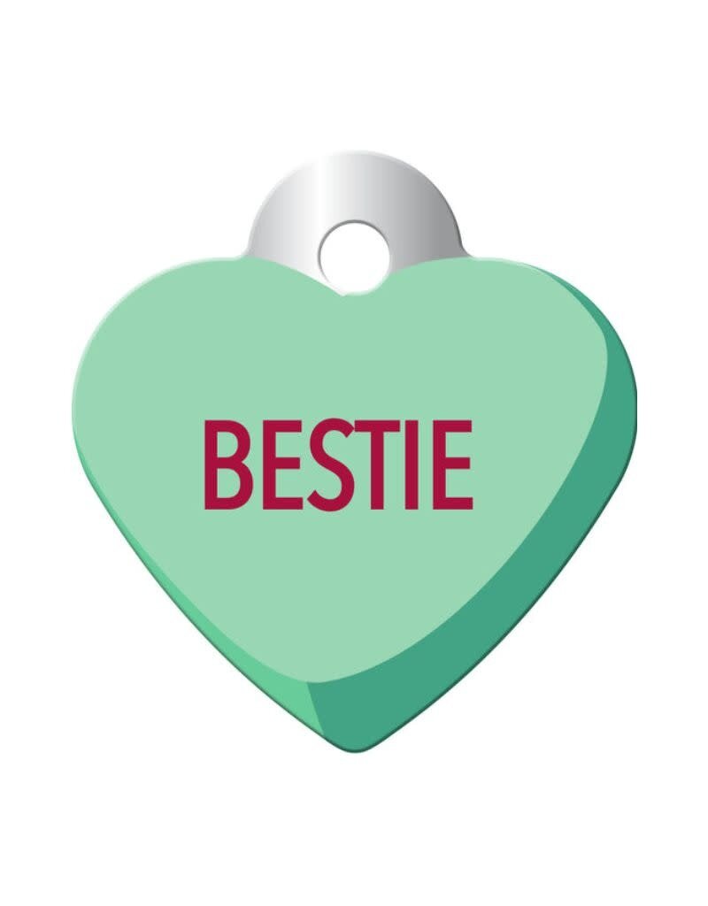 Quick-Tag Tag Sweetheart Bestie Heart S