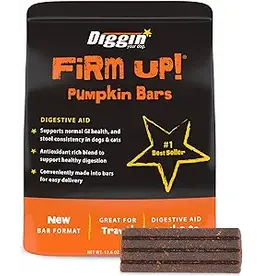 Diggin Your Dog DIGGIN YOUR DOG Firm Up Pumpkin Bar 2.1OZ 5PK