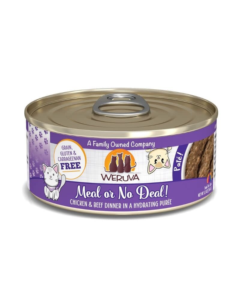 Weruva WERUVA Pate Canned Cat Food Meal or No Deal CASE 12/3OZ