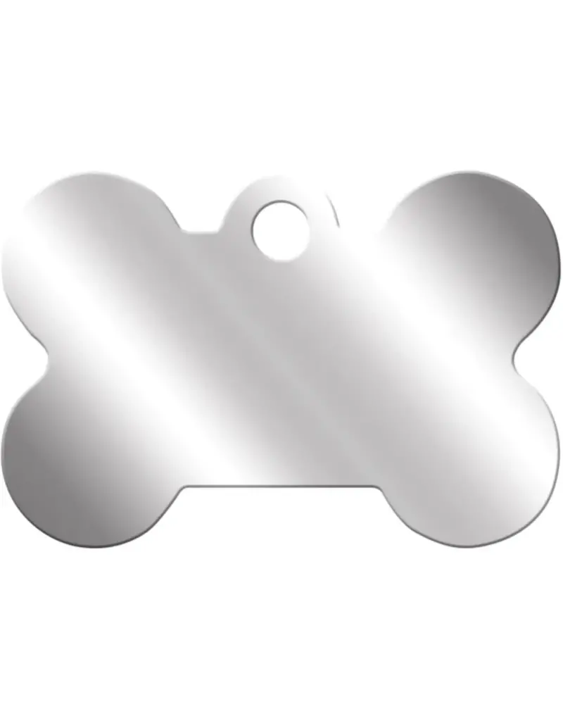 Quick-Tag Tag Chrome Plated Brass Bone