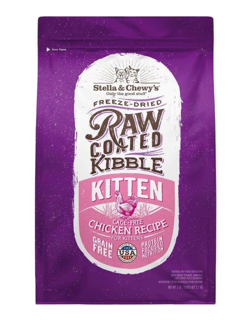 Stella & Chewys STELLA & CHEWY'S Raw Coated Kitten Dry Food Cage Free Chicken