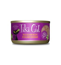 Tiki Pets TIKI CAT Luau Pate Wild Salmon Cat Food Case 12/2.8OZ