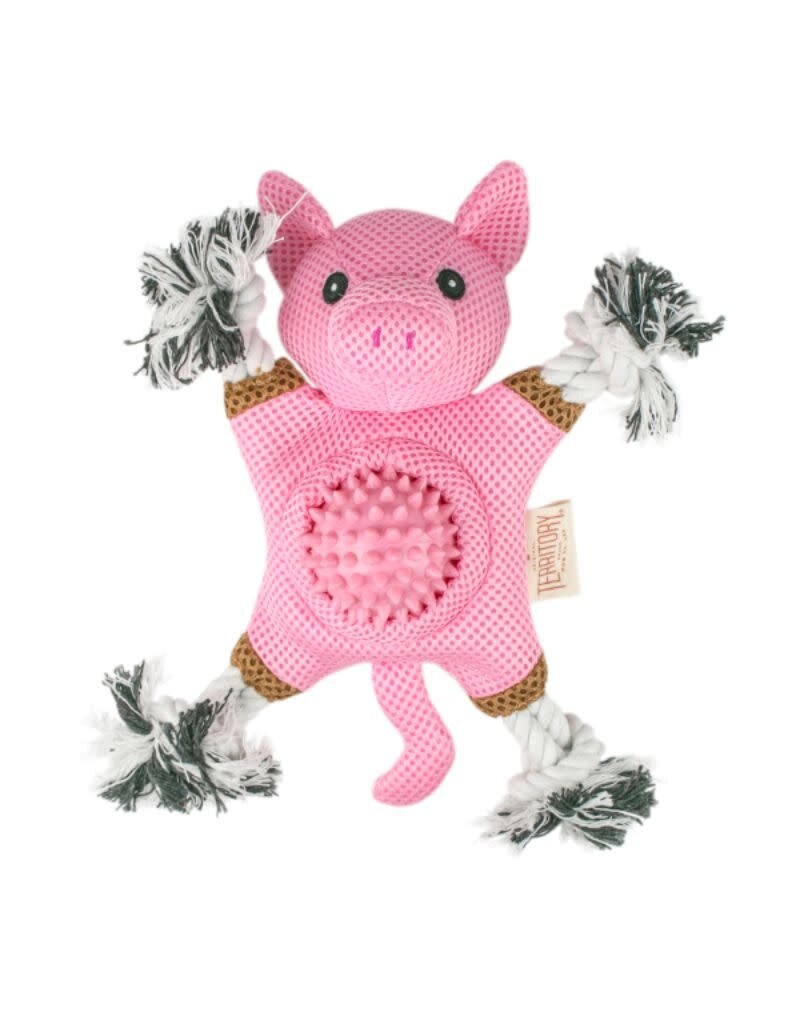 TERRITORY TERRITORY 2 in 1 Dog Toy Pig
