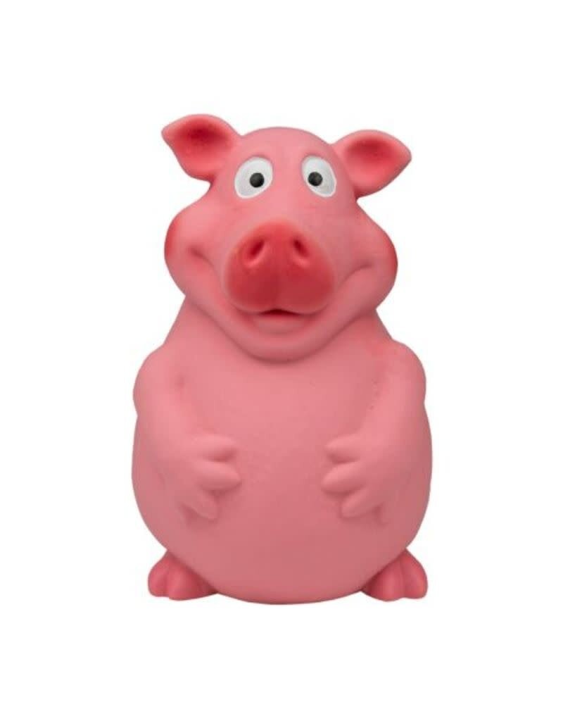 TERRITORY TERRITORY Latex Squeaky Dog Toy Pig 6 inch