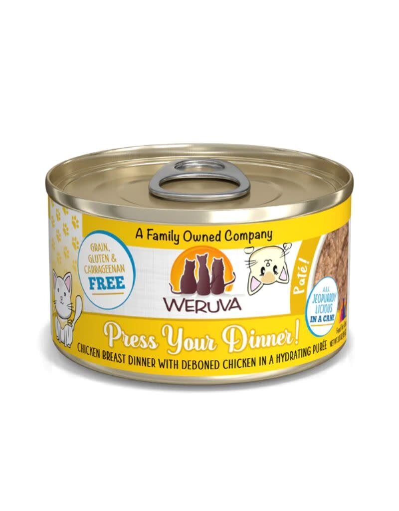 Weruva WERUVA Pate Canned Cat Food Press Your Dinner 3OZ