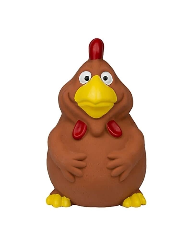 TERRITORY TERRITORY Latex Squeaky Dog Toy Chicken 6 inch