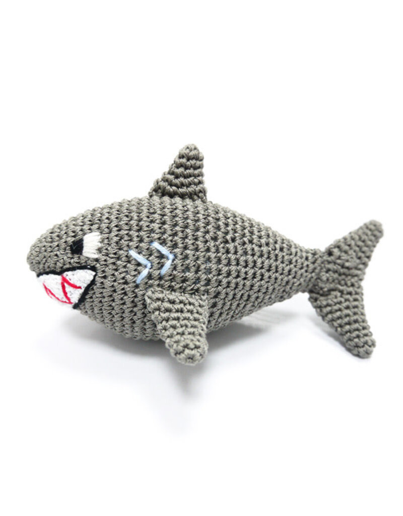 Dogo DOGO Crochet Dog Toy Shark