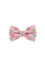 Made by Cleo MADE BY CLEO Cat Bow Tie  Conversation Hearts Pink