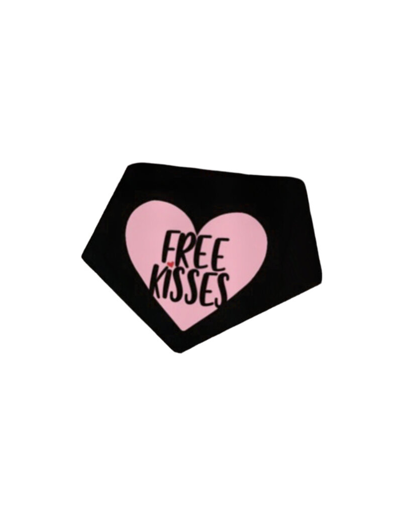 BIBBYBUBBY Snap On Bandana Free Kisses