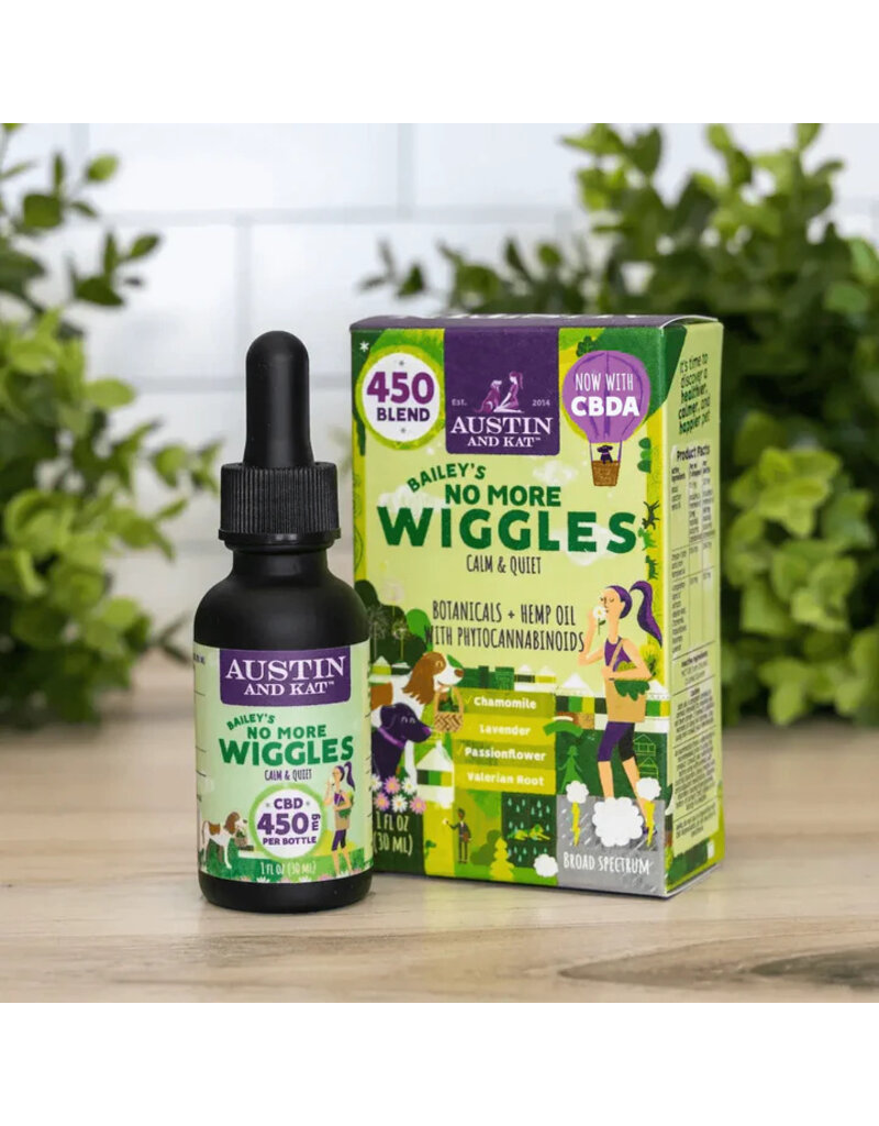 AUSTIN & KAT AUSTIN & KAT Bailey's No More Wiggles CBD Oil 450mg