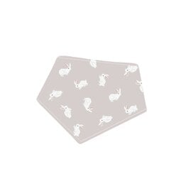 BIBBYBUBBY Snap On Bandana Grey Bunnies