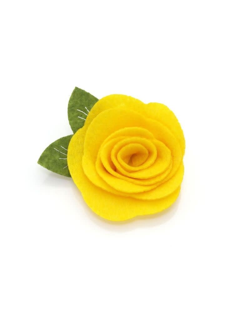 Made by Cleo MADE BY CLEO Cat Flower Corsage Buttercup Yellow