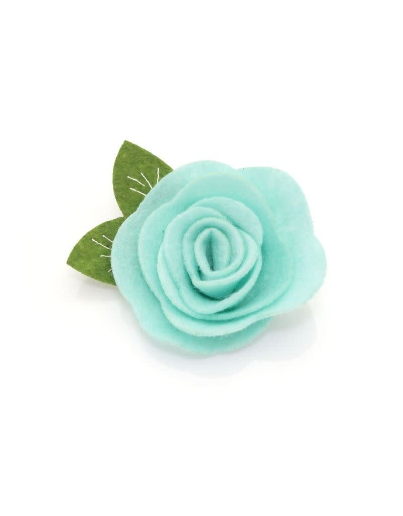 Made by Cleo MADE BY CLEO Cat Flower Corsage Teal