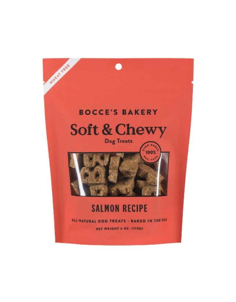 Bocces Bakery BOCCE'S Soft and Chewy Dog Treat 6 oz Salmon