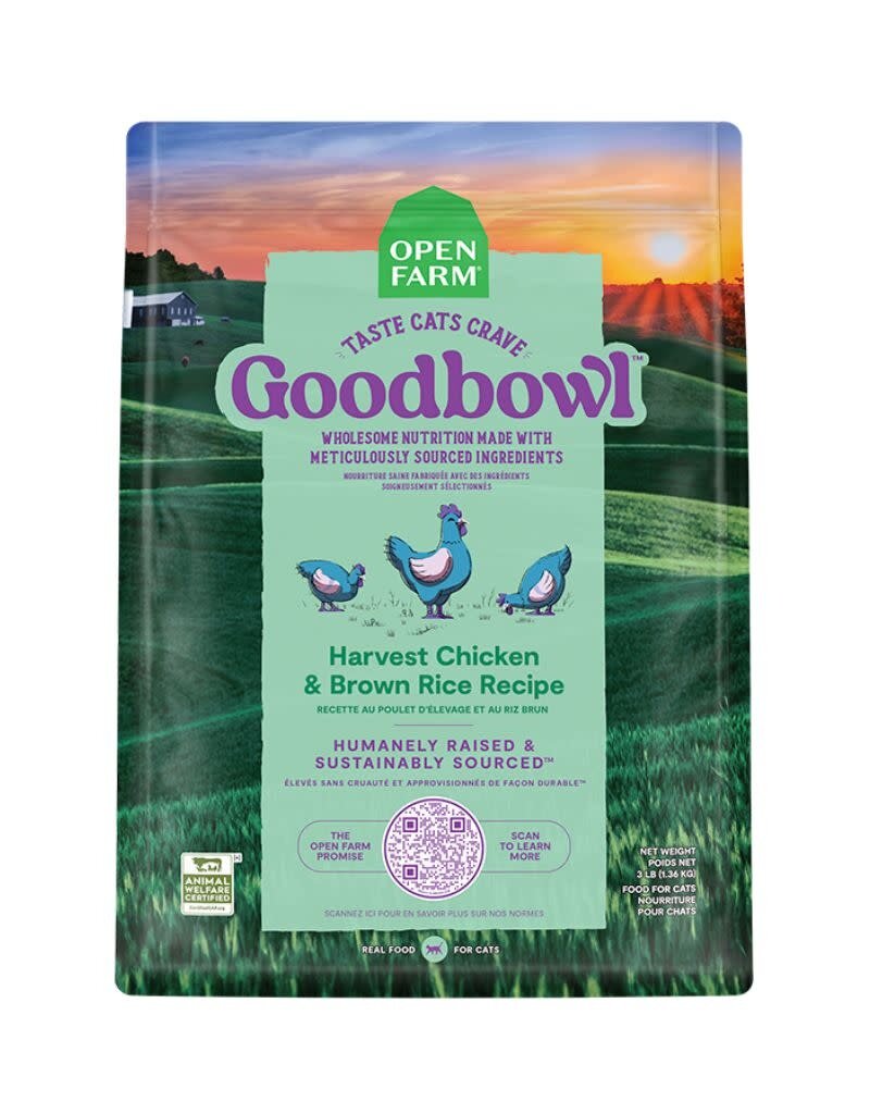 Open Farm OPEN FARM Goodbowl Cat Harvest Chicken 3LB.