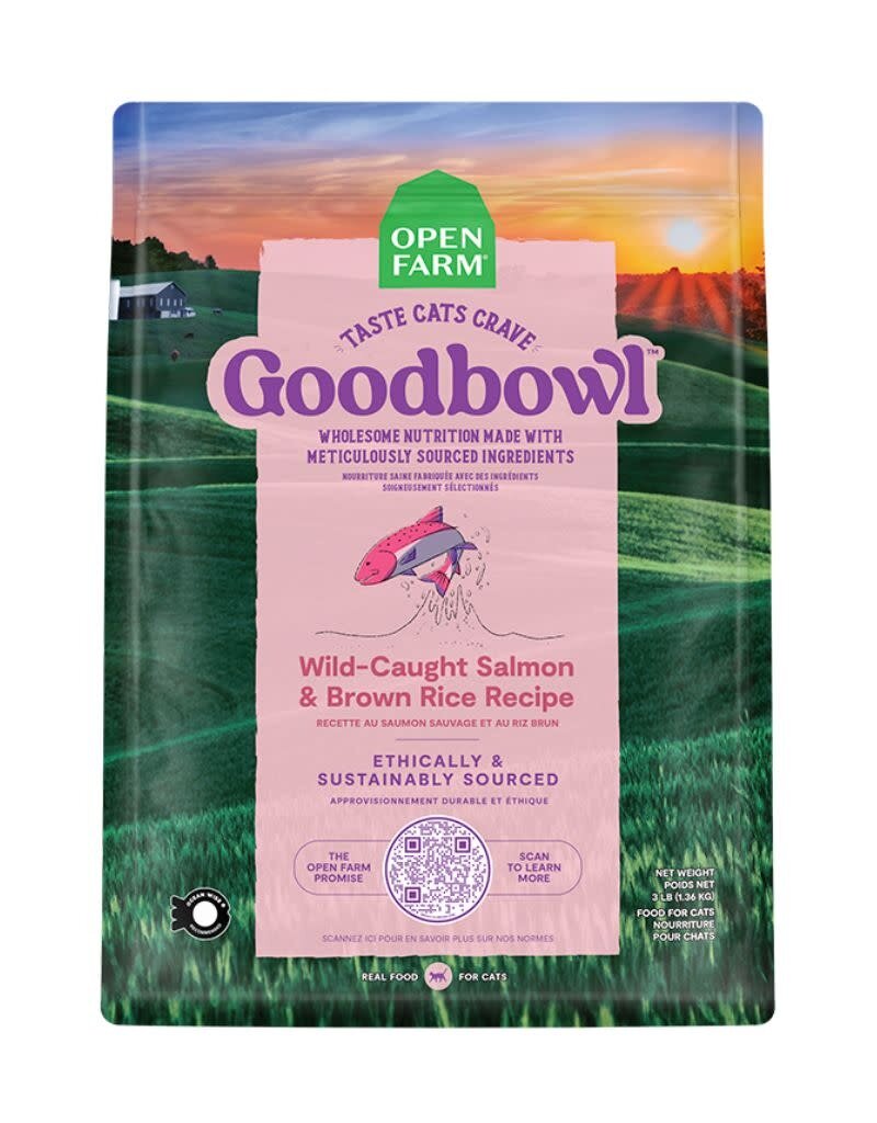 Open Farm OPEN FARM Goodbowl Dry Cat Wild-Caught Salmon 7LB.