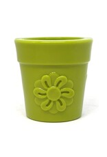 SodaPup SODAPUP  Treat Dispenser & Enrichment Toy Large Flower Pot Green