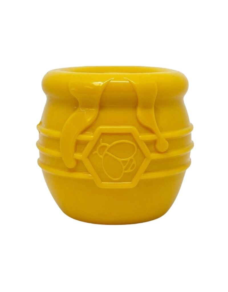 SodaPup SODAPUP Treat Dispenser & Enrichment Toy Honey Pot Yellow