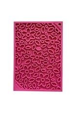 SodaPup SODAPUP eMat Enrichment Lick Mat With Suction Cups Flower Design