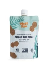 West Paw WEST PAW Creamy Dog Treat Peanut Butter Kelp & Spirulina Pouch 6.2OZ