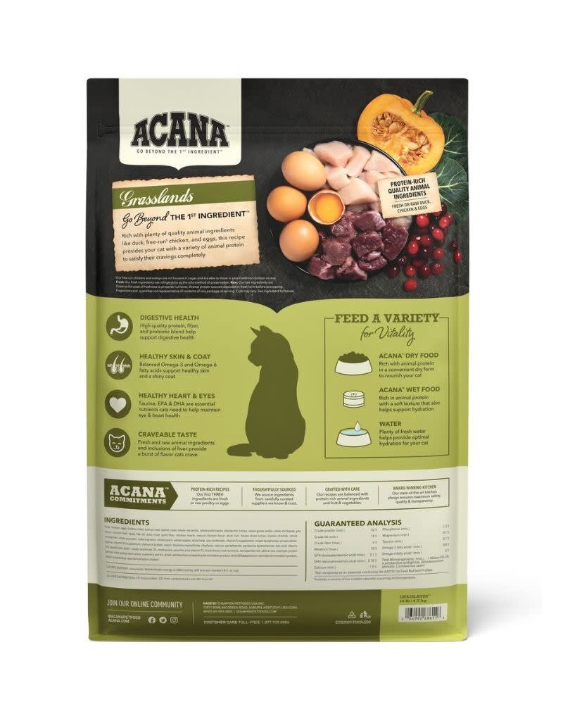Acana ACANA Grasslands Grain-Free Dry Cat & Kitten Food 10 lb.