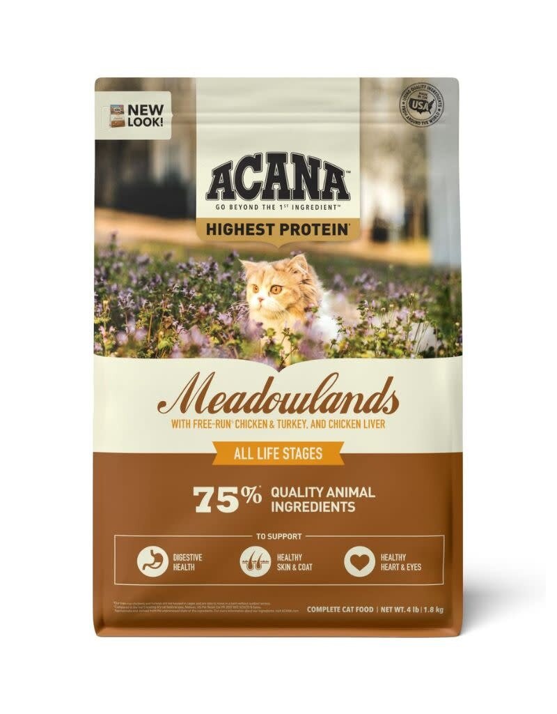 Acana ACANA Meadowlands Grain-Free Dry Cat & Kitten Food 4 lb.