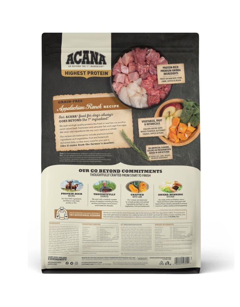 Acana ACANA Appalachian Ranch Grain-Free Dry Dog Food
