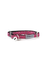 Worthy Dog WORTHY DOG Cat Collar Cheetah Pink