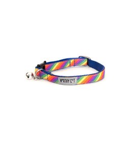 Worthy Dog WORTHY DOG Cat Collar Rainbow