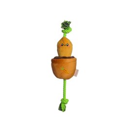 TERRITORY TERRITORY 2 in1 Dog Toy Tug Carrot
