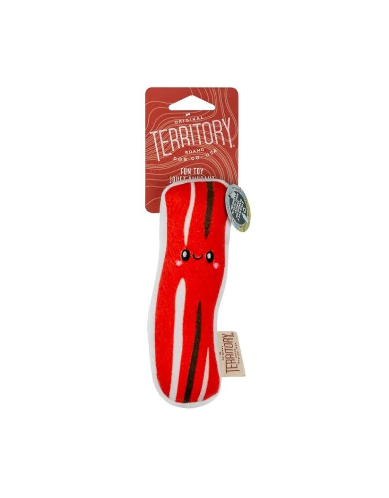TERRITORY TERRITORY Plush Dog Toy Bacon