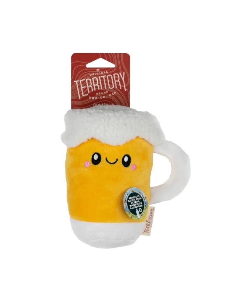 TERRITORY TERRITORY Plush Dog Toy Beer