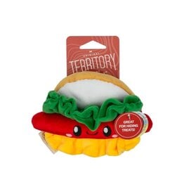 TERRITORY TERRITORY Plush Dog Toy Hotdog