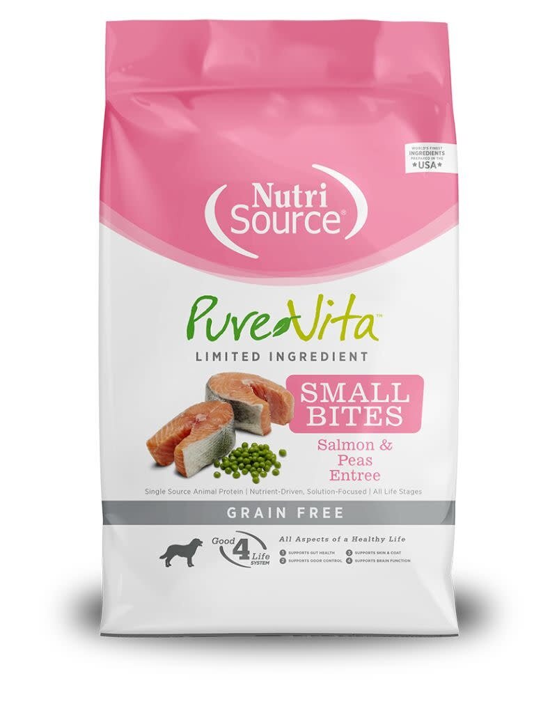 NUTRISOURCE NUTRISOURCE Dog Food Pure Vita Grain Free Salmon and Peas 15LB
