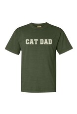 FISH & BONE FISH & BONE Varsity Cat Dad T-shirt Hemp