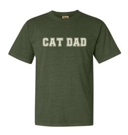 FISH & BONE FISH & BONE Varsity Cat Dad T-shirt Hemp