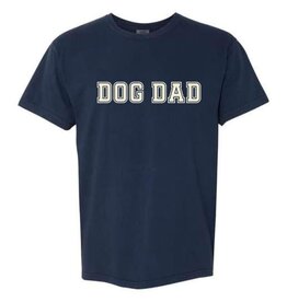 FISH & BONE FISH & BONE Varsity Dog Dad T-shirt True Navy