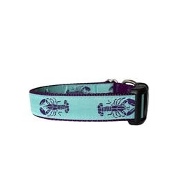 Sew Fetch SEW FETCH Dog Collar Aqua Lobster