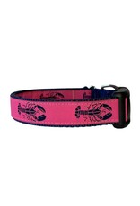 Sew Fetch SEW FETCH Dog Collar Pink Lobster