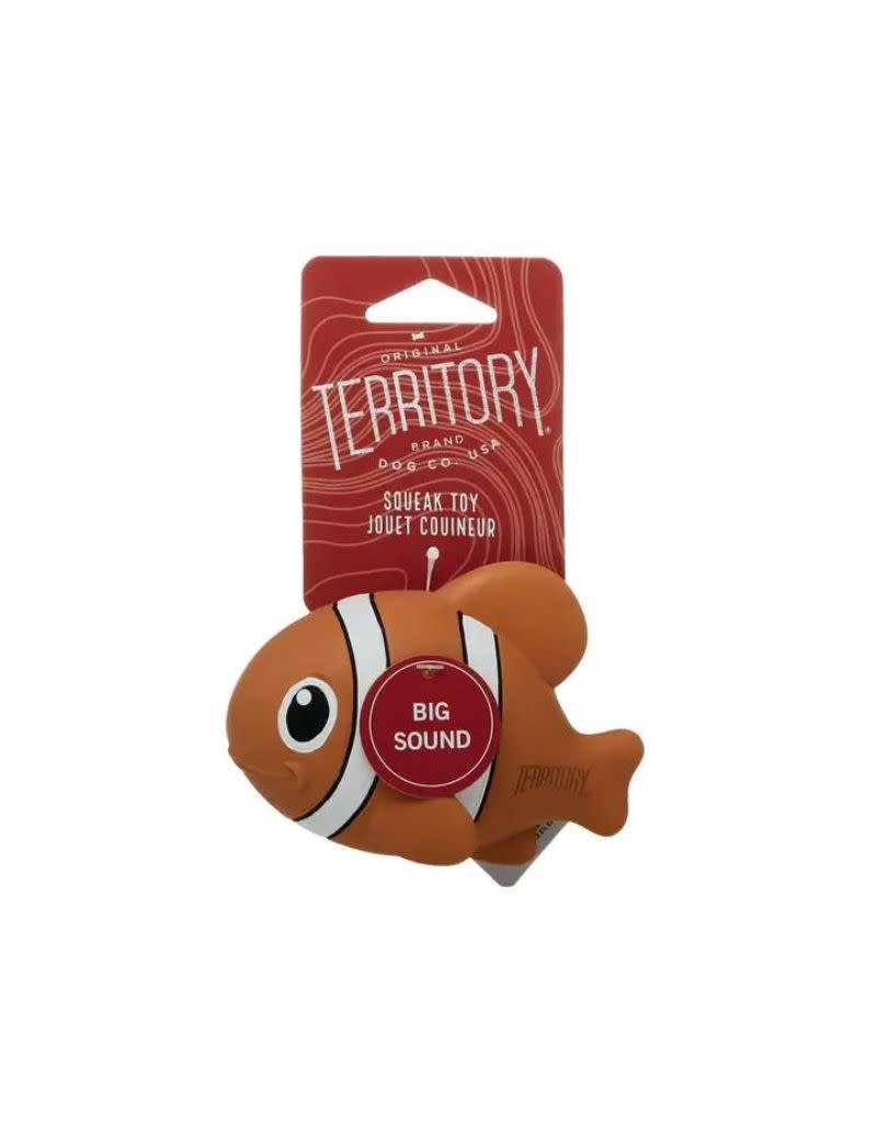 NEIGHBORHOOD DOG FISH TOY 国内正規 24SS 最安 TERRITORY Natural Rubber Squeaker Clown Fish Dog Toy - The